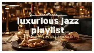 [9H] 럭셔리 시가 라운지 위스키 무드 다크 재즈 플레이리스트 🍷 | Caf&eacute; & Fine Dining BGM Jazz
