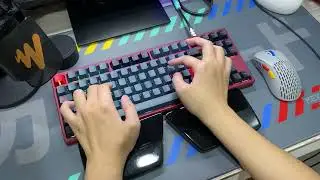 Frog TKL F13 WKL - Tecsee Neapolitan Ice Cream Tactiles Switches | 50A Tadpoles | Case Foam
