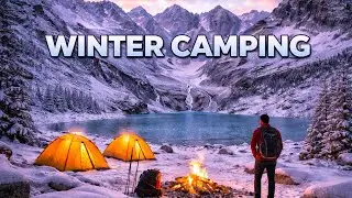 Most Dangerous Camping Of My Life 😥 In Winter 😱