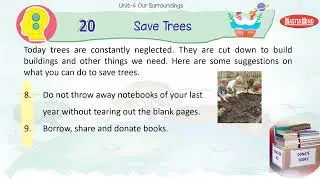 Lesson-20 Save Trees | GK & Moral Values-2 | School Learning