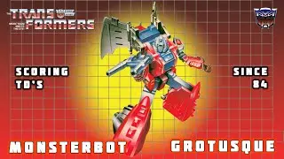 Scoring TD&rsquo;s since 1984! Transformers G1 Monsterbot Grotusque 4K video review #transformersg1