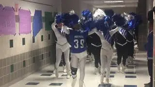 North Crowley High School Parade in the hallway