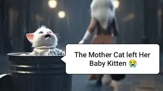 The Heartless Beginning turn intO happy ending #animation #cat #catvideos#kitten #emotional#catstory