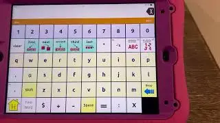 Keyboard and Word Finder in TouchChat