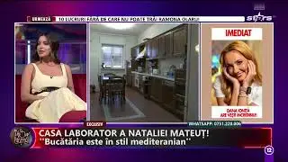Cum arată casa Nataliei Mateuț. Vedeta locuiește &icirc;ntr-un apartament primit de la părinți