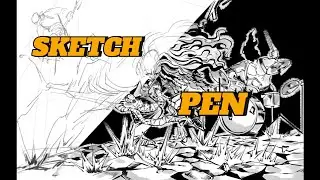Drawing with inking method