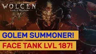 Wolcen - Face Tank Level 187! Livor Mortis Summoner Showcase!