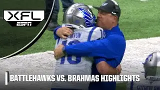 St. Louis BattleHawks vs. San Antonio Brahmas | XFL on ESPN | Full Game Highlights