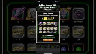 Dokkan Battle Account Giveaway 5K+ Dragon Stones!