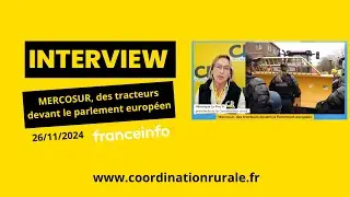 NON au MERCOSUR : Véronique Le Floc'h, présidente de la Coordination Rurale