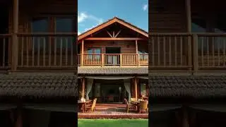 Escape to Paradise: Tropical Wooden House Perfection #home #natureinspireddesign #natureinspiredhome