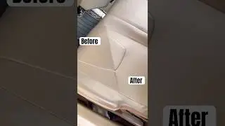How to clean your car seat. #carcleaning #detailing #mobiledetailing #automobile #cardetailing