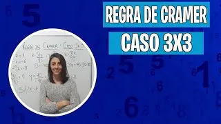 REGRA DE CRAMER - SISTEMA LINEAR  3x3