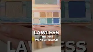 LAWLESS - WINTER BEACH PALETTE - Sunset Bronzey Look #shorts