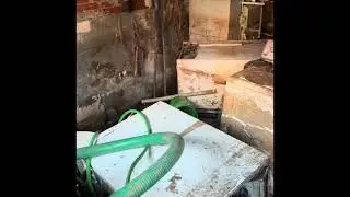 Day two on a basement pump out. Over 30,000 gallons of water gone. You won't believe what was left 