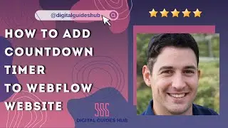 How to add Countdown Timer to Webflow website