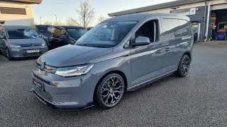 volkswagen Caddy van modified Lowered alloys splitter sidebars spoiler leather diesel