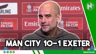 LIVE | Man City 10-1 Exeter | Pep Guardiola & Gary Caldwell