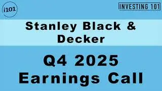 Stanley Black & Decker Q4 2025 Earnings Call