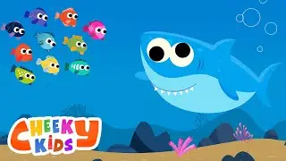Count 10 Little Fishes 🐟 with Baby Shark 🦈 | Educational Song for Toddlers #countingsongs#babyshark