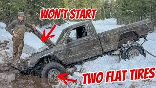 STRANDED IN THE SNOW FOR HOURS…￼