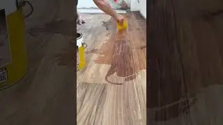 Applying Wood Finish to Enhance Floor Grain and Color