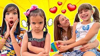 Julinha e Manu em uma história engraçada de uma nova irmã (FT Jessica Sousa)