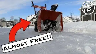 How to: Fix a broken snowblower and flip it for cash!