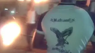 Silambattam With fire circle