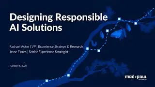 Webinar: Designing Responsible AI Solutions