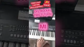 i bless you lord u are holy piano progression #pianosongs #piano #pianotutorial