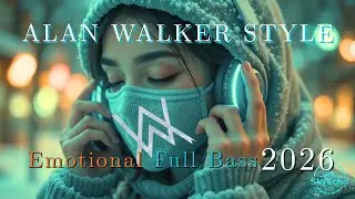 🎧Alan Walker Style Full Bass Remix 2026 || Emotional Melodic Future Bass for Study | SkyEcho EDM