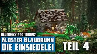 BlueBrixx Pro 108097 - Kloster Blaubrunn: Die Einsiedelei (2025) | Aufbau - Live-Bauen #4