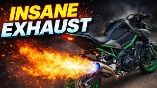 LOUDEST EXHAUST | Arrow Full Exhaust on  Kawasaki Z900| Ear-Ripping Sound #z900 #modified  #kawasaki