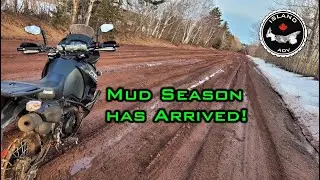 Mud on the Tires, Sand on the Road | Early Season Dual Sport Ride | PEI | Island ADV