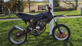 14 years old with 88 italkit derbi