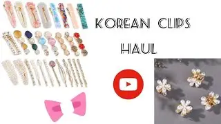 Korean clips haul || Hair accessories haul || Flipkart korean clips haul