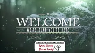 Community Church of Oak Orchard, Charles Williams, 1-11-26