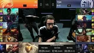 P1 vs TSM Game 1  - S6 NA LCS Summer 2016 W5D2 - Phoenix1 vs Team SoloMid