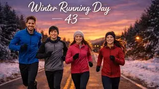 Day - 43, 🏃🏻 Winter Running challenge , challenge yourself everyday 🔥
