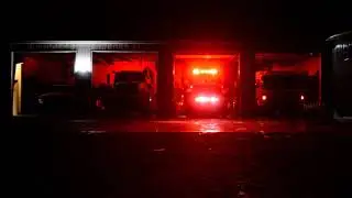 Fire Truck Light Show