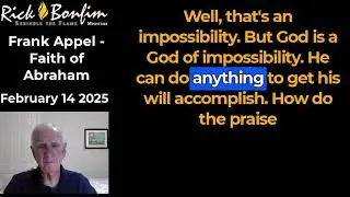 Frank Appel   Faith of Abraham