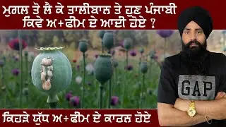 ਮੁਗਲ ਤੋ ਲੈ ਕੇ ਤਾਲੀਬਾਨ ਤੇ ਹੁਣ ਪੰਜਾਬੀ ਕਿਵੇ ਅ+ਫੀਮ ਦੇ ਆਦੀ ਹੋਏ...? ॥ The Opium Wars