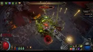 Legacy of Phrecia Event Ranger Leveling Test - Facetank Kitava Triggering 4 Skills in Act with MFA