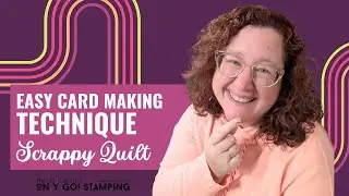 Scrappy Quilt Card Technique &ndash; Use Your Paper Scraps for Handmade Cards