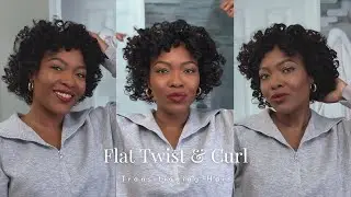 The Doux Mousse FLAT TWIST & CURL for Transitioning and Natural Hair