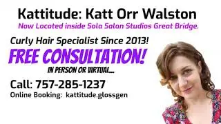 Kattitude: Katt Orr Walston, Curly Hair Specialist Since 2013! Call: 757-285-1237