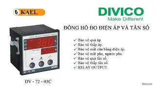 Hướng dẫn c&agrave;i đặt Đồng hồ đo điện &aacute;p v&agrave; tần số - DV-72-03C - KAEL - TURKEY