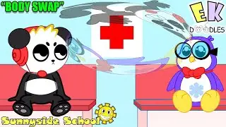 Back to School Body Swap Combo Panda VS Peck