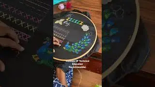 Institute of Technical Education Nochchimoddai. #embroidery #vavuniya #aaribeadwork #embroideredcl